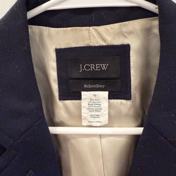 J. Crew Schoolboy Blazer Navy with Gold Buttons - Picture 2 of 3